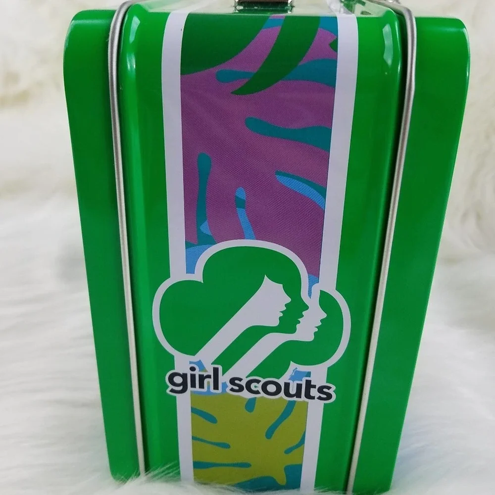 Rare Girl Scout Thin Mint Tin LunchBox os